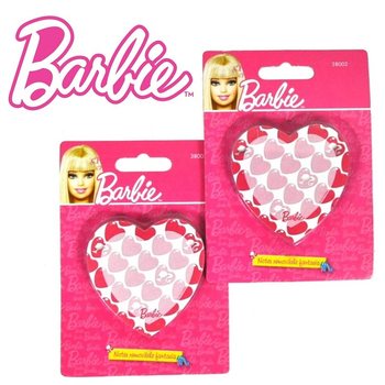 BLOCNOTES BARBIE &Icirc;N FORMĂ DE INIMĂ PE CARTON (6 buc.)