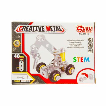 CONSTRUIEȘTE-ȚI PROPRIUL VEHICUL DIN METAL (16 buc.)