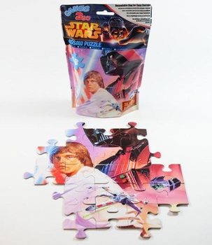 Puzzle Star Wars &icirc;n pungă surpriză blindbag 38,1 x 28,5 cm (12 buc.)