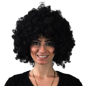 Perucă Afro Neagră (5 buc.) - Distribuitor Party