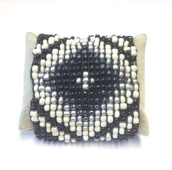 Brățară Aztecă Negru/Crem (1 buc)