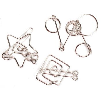 Puzzle-uri Magice din Metal &icirc;n Display (24 buc.)