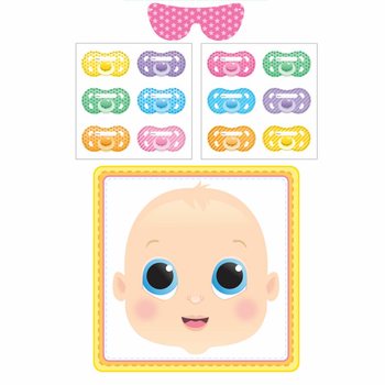 JOC PENTRU BABY SHOWER - STICK THE DUMMY (12 bucăți)