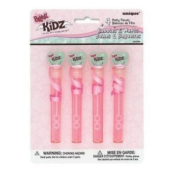 Set 4 baloane de săpun Bratz pe carton (12 buc.)