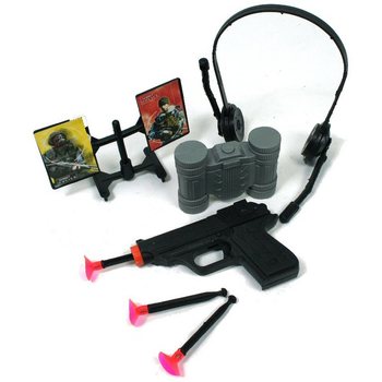 Set de Poliție de jucărie pe carton - Model 2 (6 buc.)