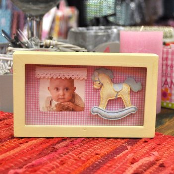 RAMĂ FOTO 3D DIN LEMN PENTRU CAMERA COPILULUI - MODEL 4 (6 buc.)