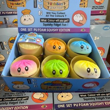 RAGE - Squishy Bun Dumplings MARI - ONE SET PU FOAM SQUISHY EDITION (12 buc.)