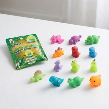 PUNGI SURPRIZĂ / BLINDBAG - SQUISHY DINOZAURI (24 buc.)