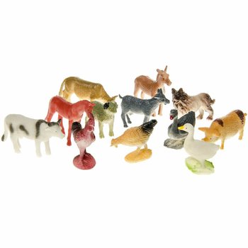 Set 12 Figurine Animale de Fermă