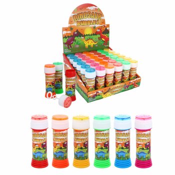 Baloane de săpun Dinozaur 50ml cu joc de îndemânare - Display 36 buc