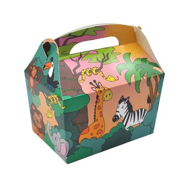 CUTIE MENIU MODEL: ANIMALE DIN JUNGLĂ - 18.5x12x19 CM - FOODBOX - KIDSBOX (24 buc)