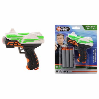 Pistol de jucărie Tack Pro Swift I cu 6 săgeți moi - 11 cm