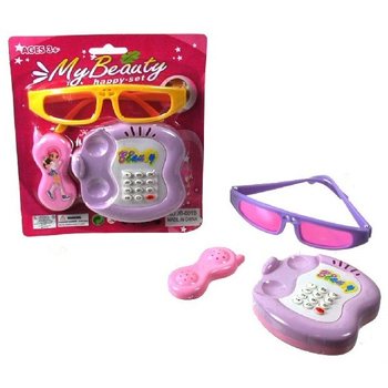 Ochelari de soare cu telefon de jucărie (6 buc.)