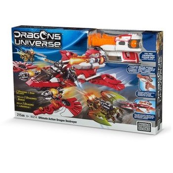 Set de Construcție Mega Bloks Ultimate Action Dragon Destroyer