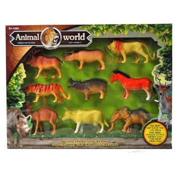 Set figurine Animale Sălbatice &icirc;n cutie