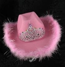 PĂLĂRIE DE COWBOY - ROZ (6 buc.)