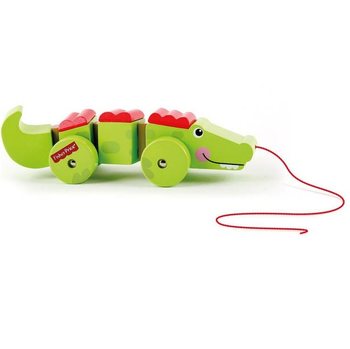 Fisher-Price Primul Meu Crocodil din Lemn care se Mișcă (2 buc.)