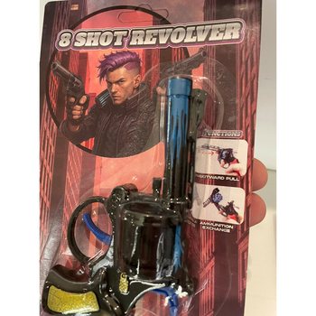 PISTOL CU CAPSE 8 FOCURI PE CARD (24 buc.)