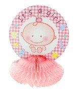Decorațiune de Masă Nou-Născut - Roz Baby (12 buc.)
