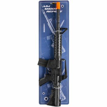 Pușcă M16 cu sunet tip clichet pe card (6 bucăți)