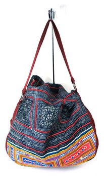 Geantă tip șa din denim B-FAIR lucrată manual (1 buc.)