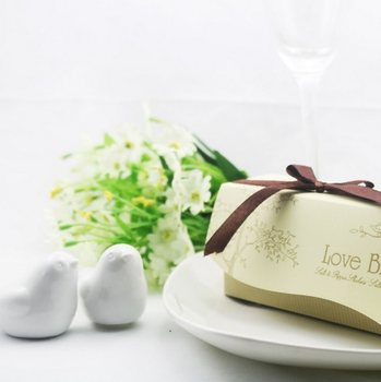 Set Sare și Piper "LOVE BIRDS" Mărturie Nuntă (5 buc.)