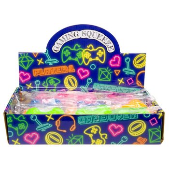 GAMEPAD SQUEEZE - MIX CULORI NEON - &Icirc;N DISPLAY (12 buc.)