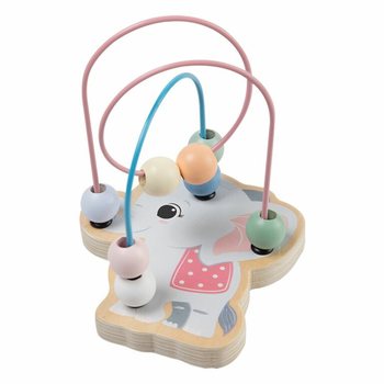JOUECO&reg; Labirint cu mărgele Animale - De la 12 luni