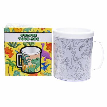 Set 2 Căni de Colorat cu Dinozauri
