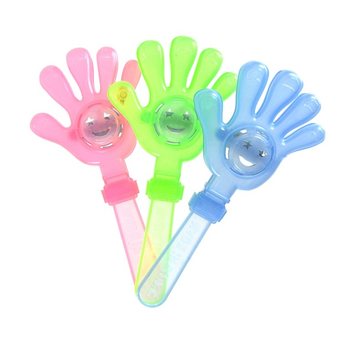 Mănuțe luminoase LED pentru aplauze 18 cm (12 buc.)