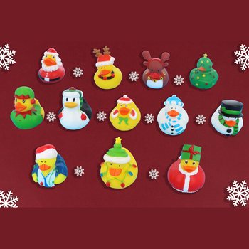 Mix Rățuște de Crăciun 6cm (12 bucăți) - Cadouri Festive