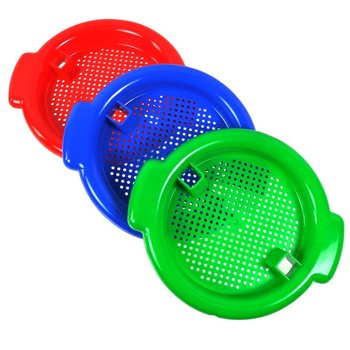Sită de jucărie pentru nisip 18 cm - 14 buc.