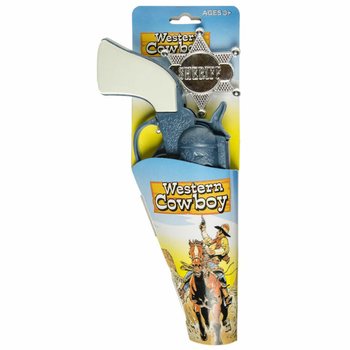 Set Pistol de Cowboy și Insignă (6 buc.)