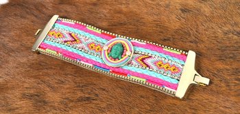Brățară Buddha Stil Ibiza Multicoloră (1 buc.)