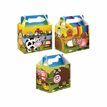 Cutie Meniu Copii Fermă – 14 x 9,5 x 18 cm (12 buc.)