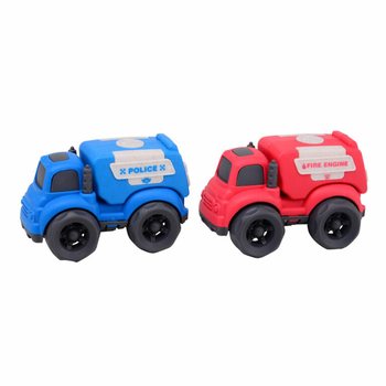 JOUECO - Set de Joacă Vehicule de Urgență BIO - Pentru copii de la 18 luni (1 buc.)