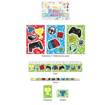 SET DE SCRIS GAMER DIN 5 PIESE (24 buc.)