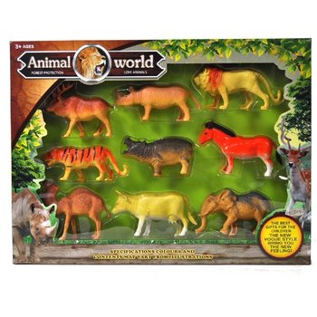Set figurine Animale Sălbatice &icirc;n cutie