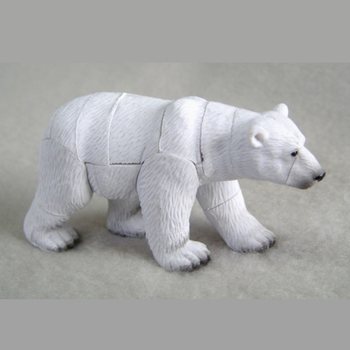 Puzzle 3D Urs Polar pe card (20 buc.)
