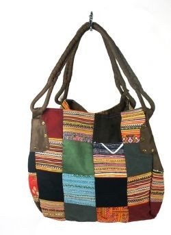 Geantă Patchwork B-Fair Mică Maro (1 buc)