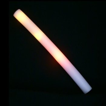 Baghetă Luminoasă LED din Spumă Monocoloră - Party Stick - Portocaliu (24 buc.)