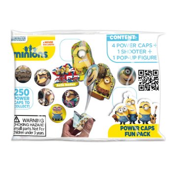 LANSARE DE DISCURI MINIONS POWER CAPS FUN PACK &Icirc;N BLINDBAG (100 buc.)