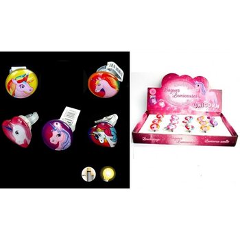 INELE LED LUMINOASE CU UNICORN PENTRU COPII ÎN DISPLAY (50 buc.)