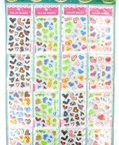 STICKERE INIMIOARE PE CARD (16 buc.)