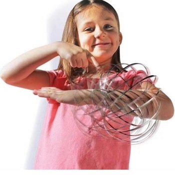 Magic Rings / Flow Rings - Inel Magic 3D Kinetic - ARGINTIU | &Icirc;N CUTIE (10 buc.)