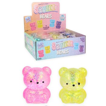 URSULEȚI SQUEEZE - CU UMPLUTURĂ TIP ZAHĂR - DISPLAY MIX (12 buc.)