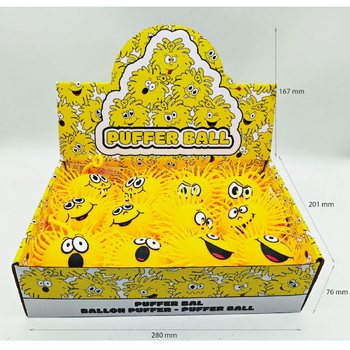 MINGE PUFFER CU FAȚĂ EMOȚIE - 10CM - &Icirc;N DISPLAY (12 buc.)