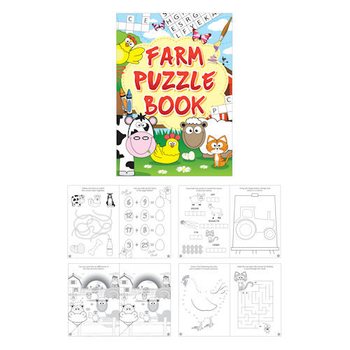 CARTE CU PUZZLE-URI FERMĂ (48 buc.)