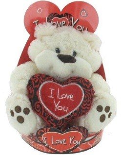 Ursuleț de Pluș Mare 'I Love You' (2 buc.)