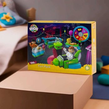 KIDS BRICKS FUN PARK - SET BLOCURI DE CONSTRUCȚIE - 130 PIESE (1 buc.)